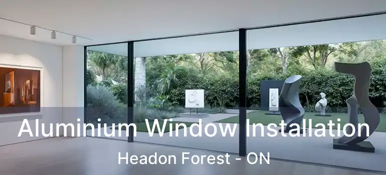  Aluminium Window Installation Headon Forest - ON