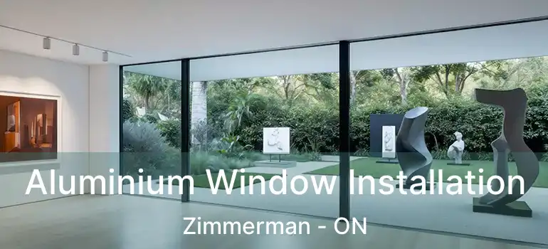  Aluminium Window Installation Zimmerman - ON