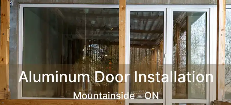  Aluminum Door Installation Mountainside - ON