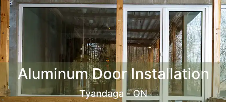  Aluminum Door Installation Tyandaga - ON