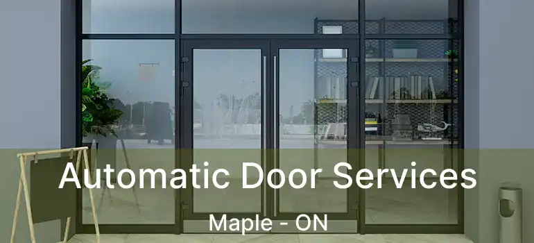  Automatic Door Services Maple - ON