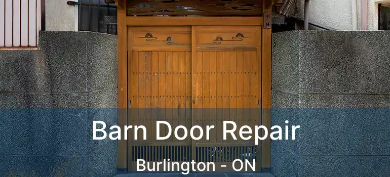  Barn Door Repair Burlington - ON