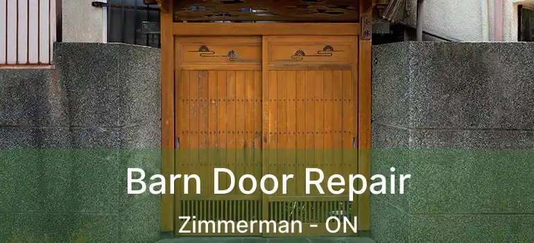  Barn Door Repair Zimmerman - ON