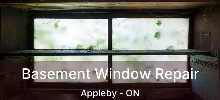  Basement Window Repair Appleby - ON