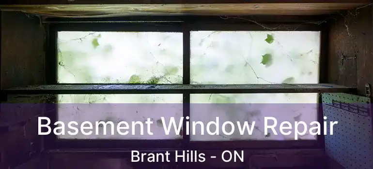  Basement Window Repair Brant Hills - ON