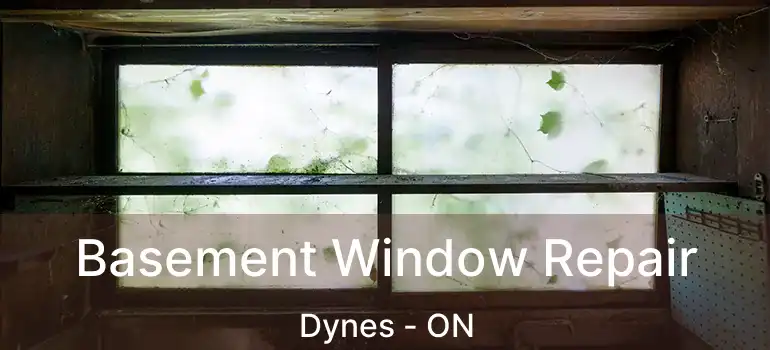  Basement Window Repair Dynes - ON