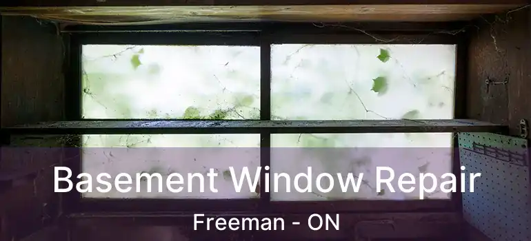  Basement Window Repair Freeman - ON
