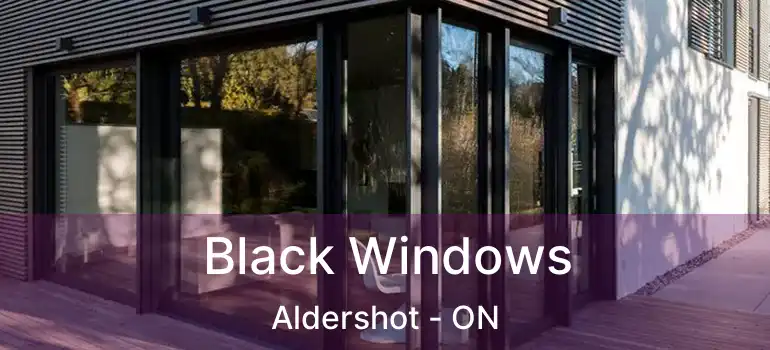  Black Windows Aldershot - ON