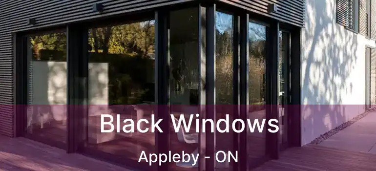  Black Windows Appleby - ON