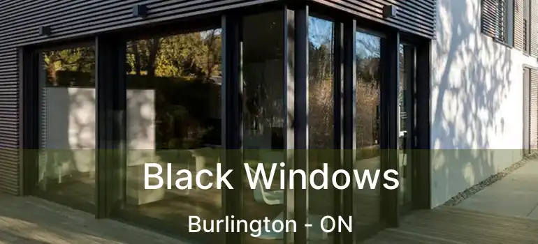  Black Windows Burlington - ON