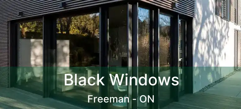  Black Windows Freeman - ON