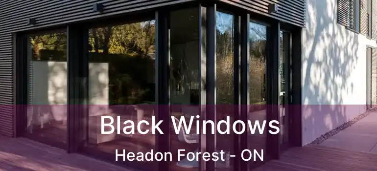  Black Windows Headon Forest - ON