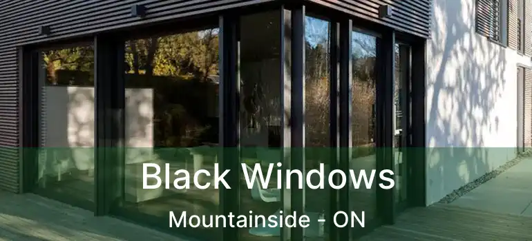  Black Windows Mountainside - ON