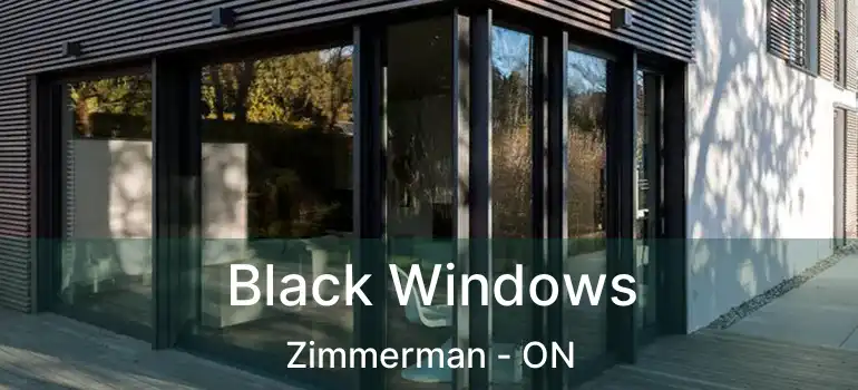  Black Windows Zimmerman - ON