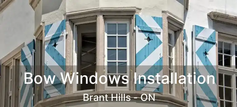  Bow Windows Installation Brant Hills - ON