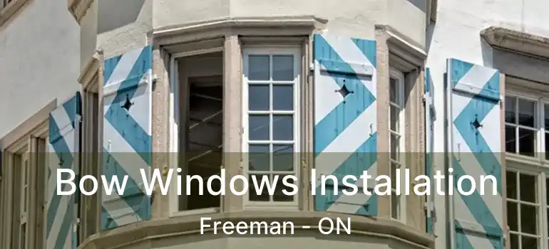  Bow Windows Installation Freeman - ON