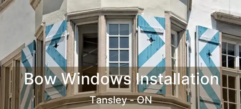  Bow Windows Installation Tansley - ON