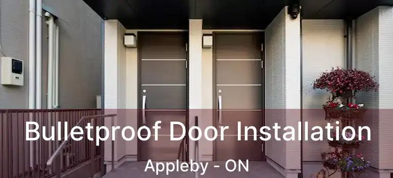  Bulletproof Door Installation Appleby - ON