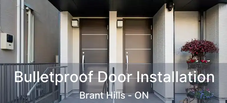  Bulletproof Door Installation Brant Hills - ON
