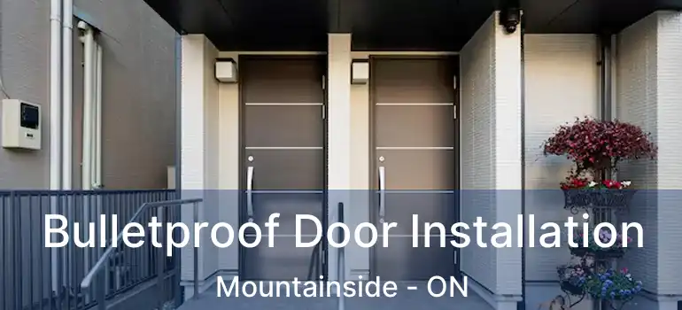  Bulletproof Door Installation Mountainside - ON