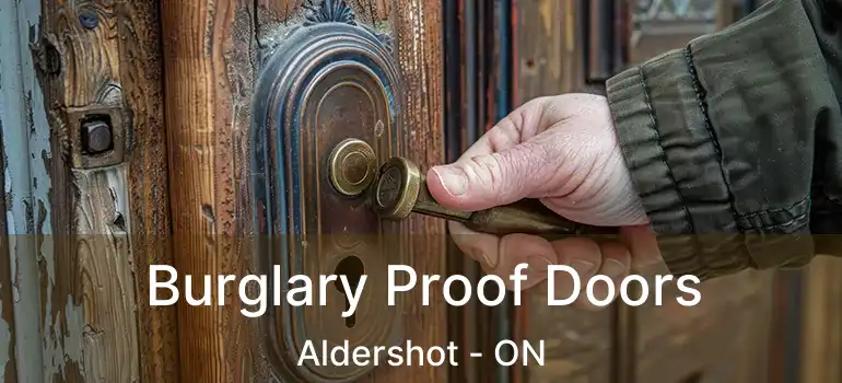  Burglary Proof Doors Aldershot - ON