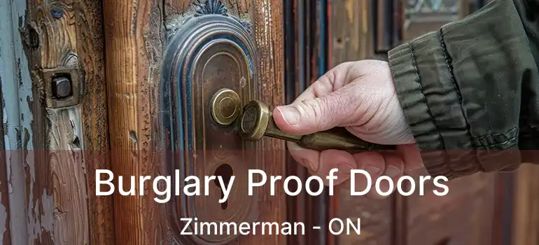  Burglary Proof Doors Zimmerman - ON