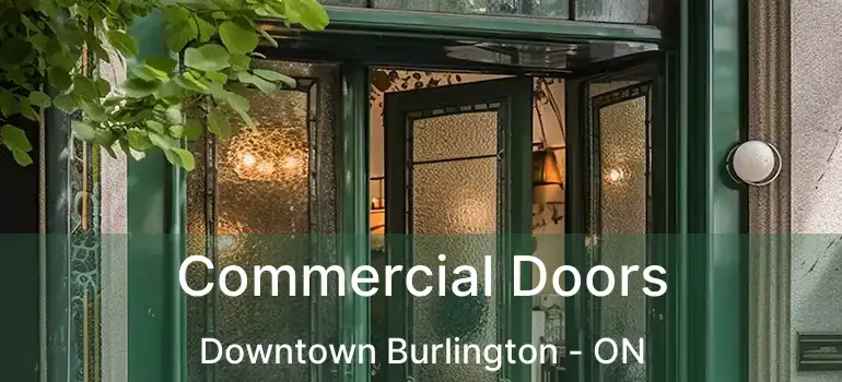  Commercial Doors Downtown Burlington - ON