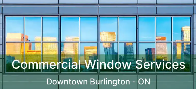  Commercial Window Services Downtown Burlington - ON