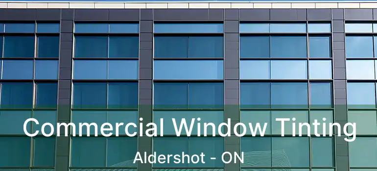  Commercial Window Tinting Aldershot - ON