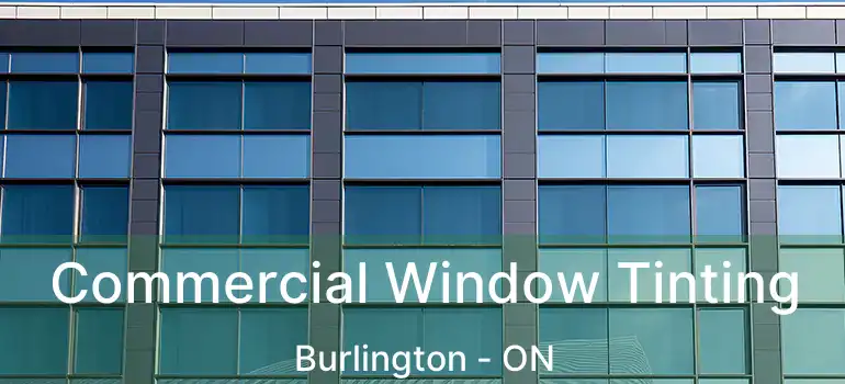  Commercial Window Tinting Burlington - ON