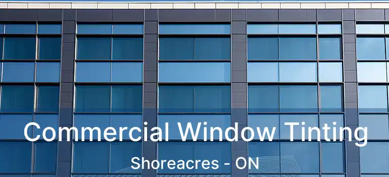  Commercial Window Tinting Shoreacres - ON