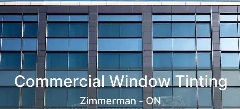  Commercial Window Tinting Zimmerman - ON
