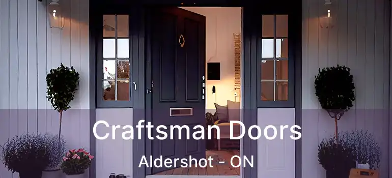  Craftsman Doors Aldershot - ON