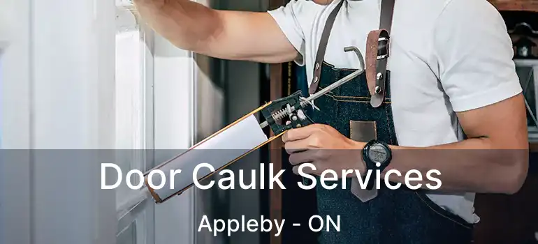  Door Caulk Services Appleby - ON