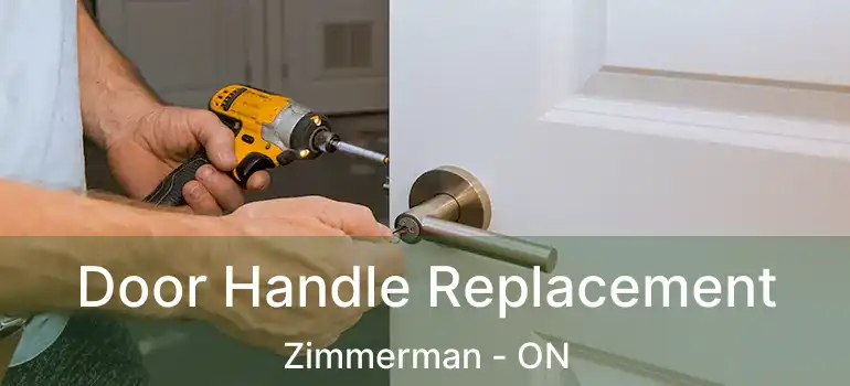  Door Handle Replacement Zimmerman - ON