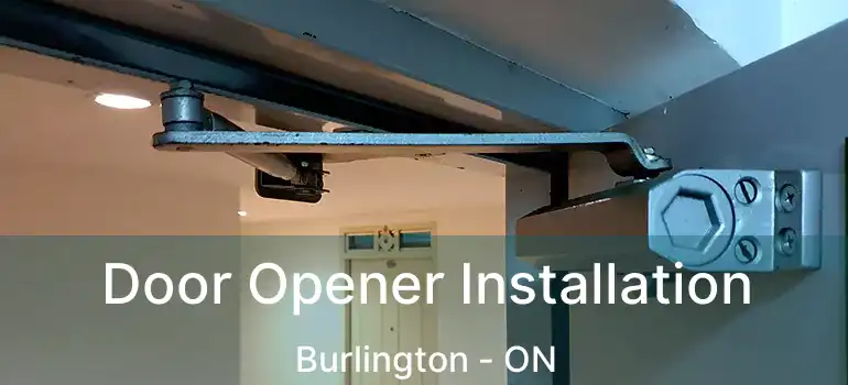  Door Opener Installation Burlington - ON