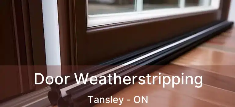  Door Weatherstripping Tansley - ON