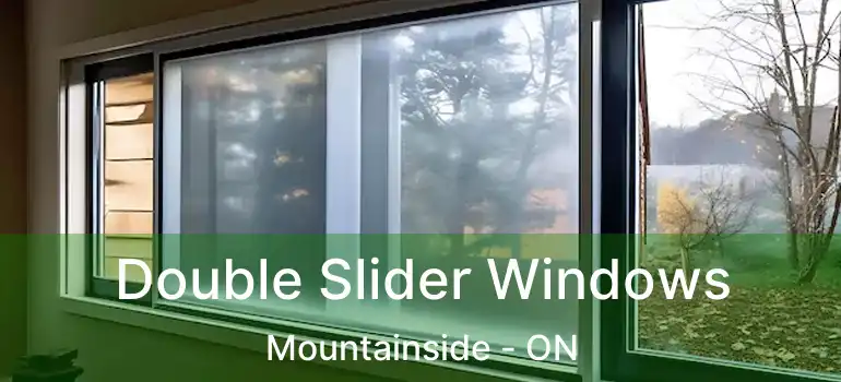  Double Slider Windows Mountainside - ON