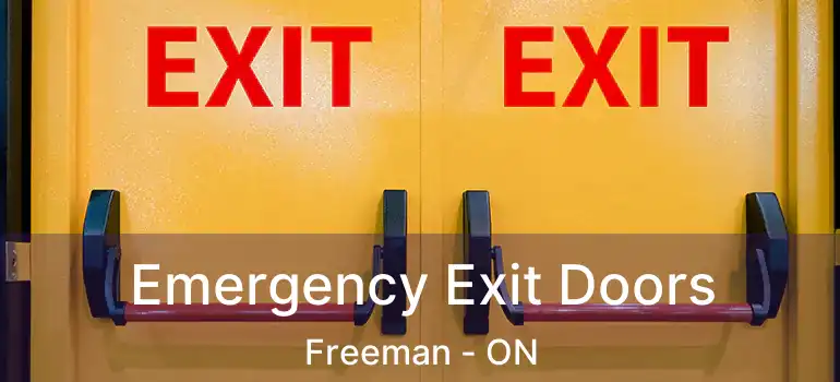  Emergency Exit Doors Freeman - ON