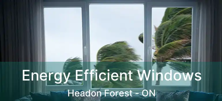  Energy Efficient Windows Headon Forest - ON