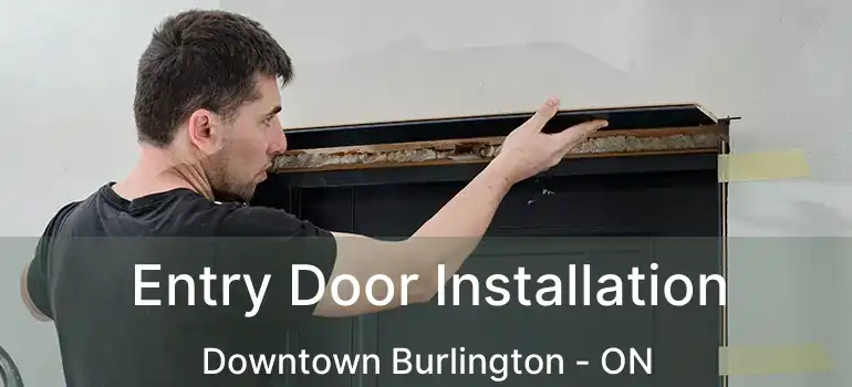  Entry Door Installation Downtown Burlington - ON