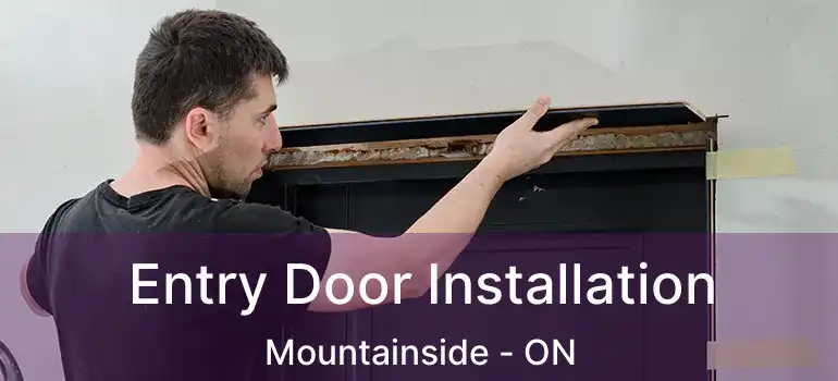  Entry Door Installation Mountainside - ON