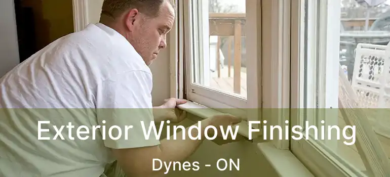  Exterior Window Finishing Dynes - ON