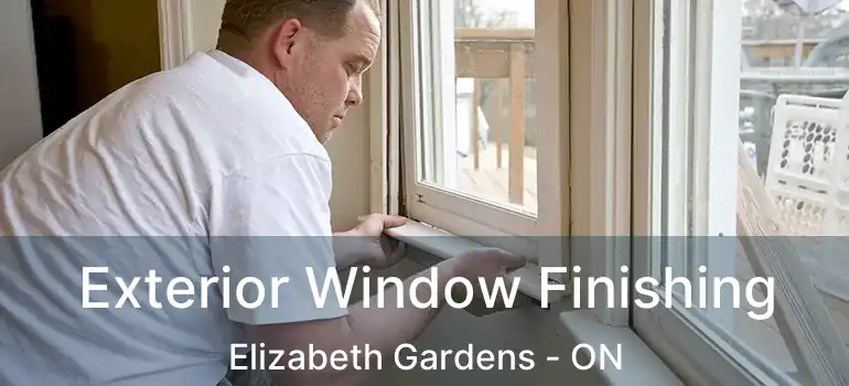  Exterior Window Finishing Elizabeth Gardens - ON