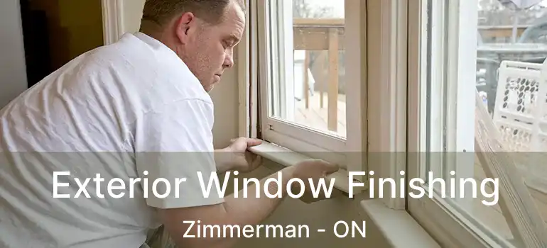  Exterior Window Finishing Zimmerman - ON