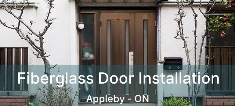  Fiberglass Door Installation Appleby - ON