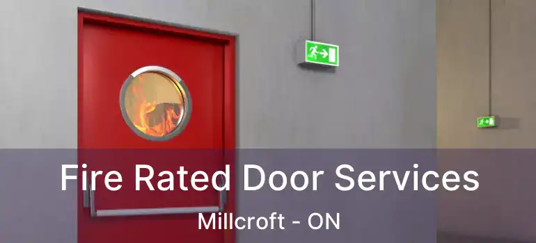  Fire Rated Door Services Millcroft - ON