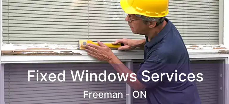  Fixed Windows Services Freeman - ON
