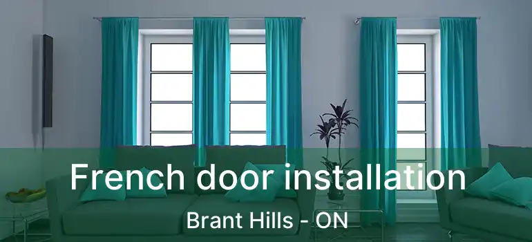  French door installation Brant Hills - ON