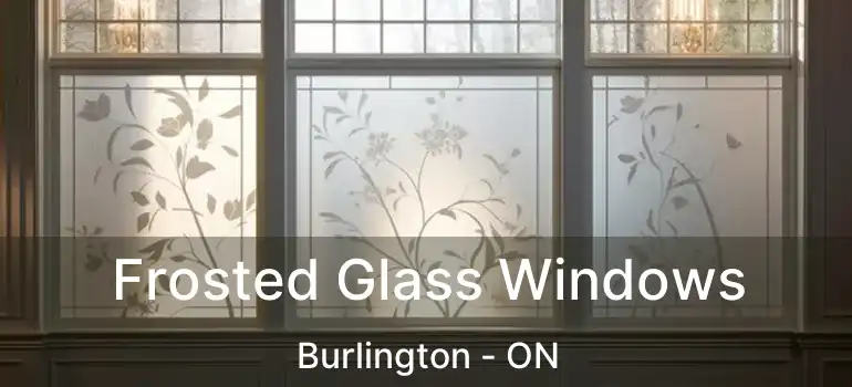  Frosted Glass Windows Burlington - ON